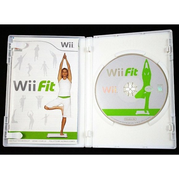 Nintendo Wii Fit Fitness Game Complete w/ Manual Tested - Picture 2 of 3